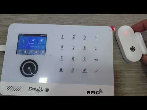 Sensore Allarme Porta / Finestra Wireless 433mHZ con NOTIFICA PORTA APERTA DV-68