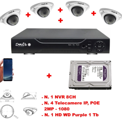 Kit VideoSorveglianza Pro Wired (Filare)