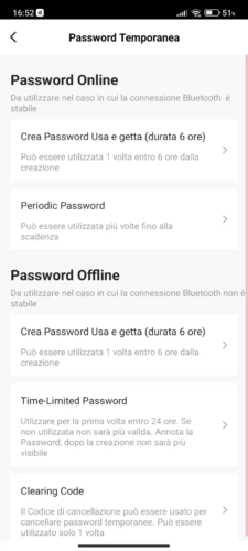 DV-FAK Dadvu Controllo accessi , Password temporanea 2
