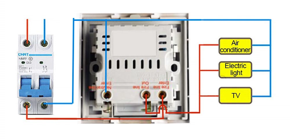 Rfid switch, interruttore con carta RFID dadvu - collegamenti